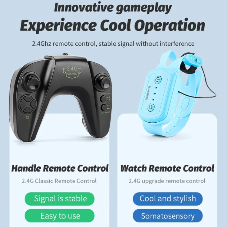 Children RC Car Toy Lights Electric Gesture Sensor Remote Control Twisting Stunt Car, Color: Green Single RC(1:12) - RC Cars by buy2fix | Online Shopping UK | buy2fix