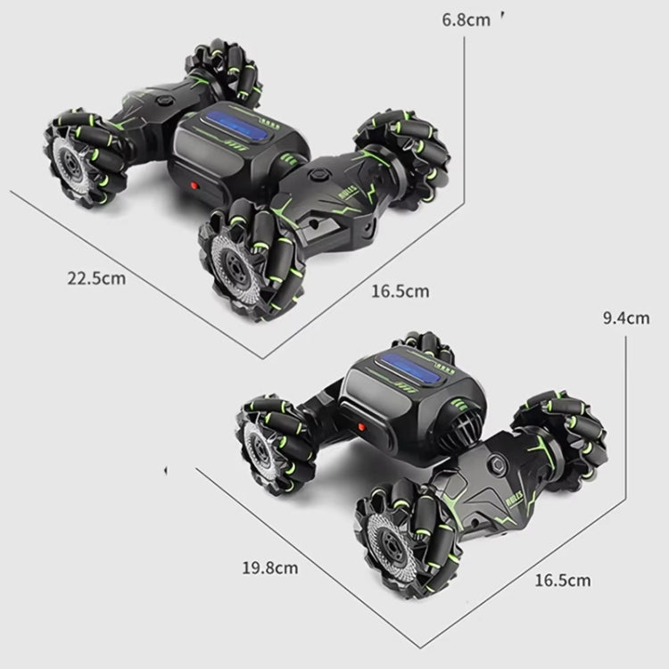 Children RC Car Toy Lights Electric Gesture Sensor Remote Control Twisting Stunt Car, Color: Green Single RC(1:12) - RC Cars by buy2fix | Online Shopping UK | buy2fix