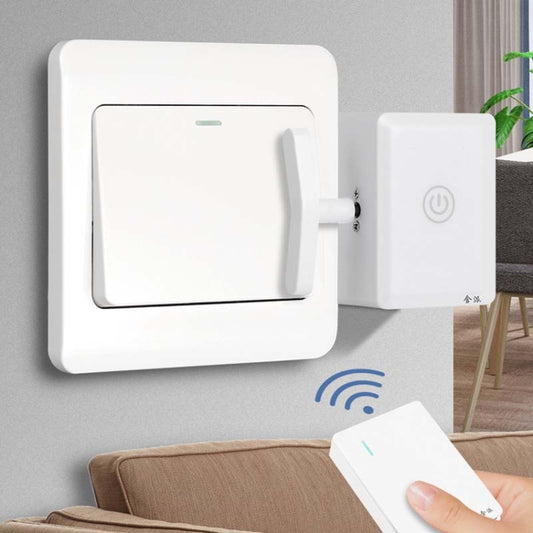 HanPai Intelligent Remote Control Home Use No Wiring Lazy Lights Off Tool(RF Model White) by buy2fix