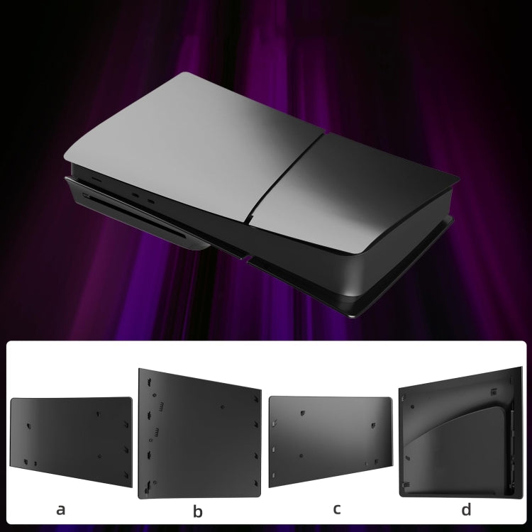For PS5 Slim Replacement Faceplate Shell Detachable Protective Case, Model: Disc Edition Gray - Cases by buy2fix | Online Shopping UK | buy2fix