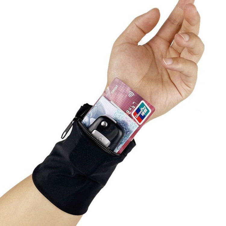Outdoor Fitness Elastic Band Mobile Phone Arm Bag(Black) - Other by buy2fix | Online Shopping UK | buy2fix