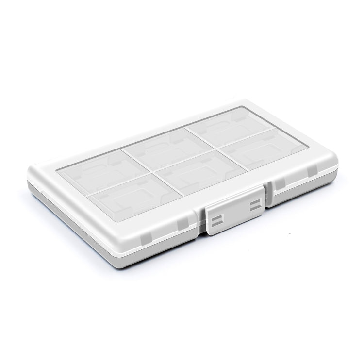 For Nintendo Switch / Switch Oled 12-in-1 Game Card Box Protective Case(White) - Holder by buy2fix | Online Shopping UK | buy2fix