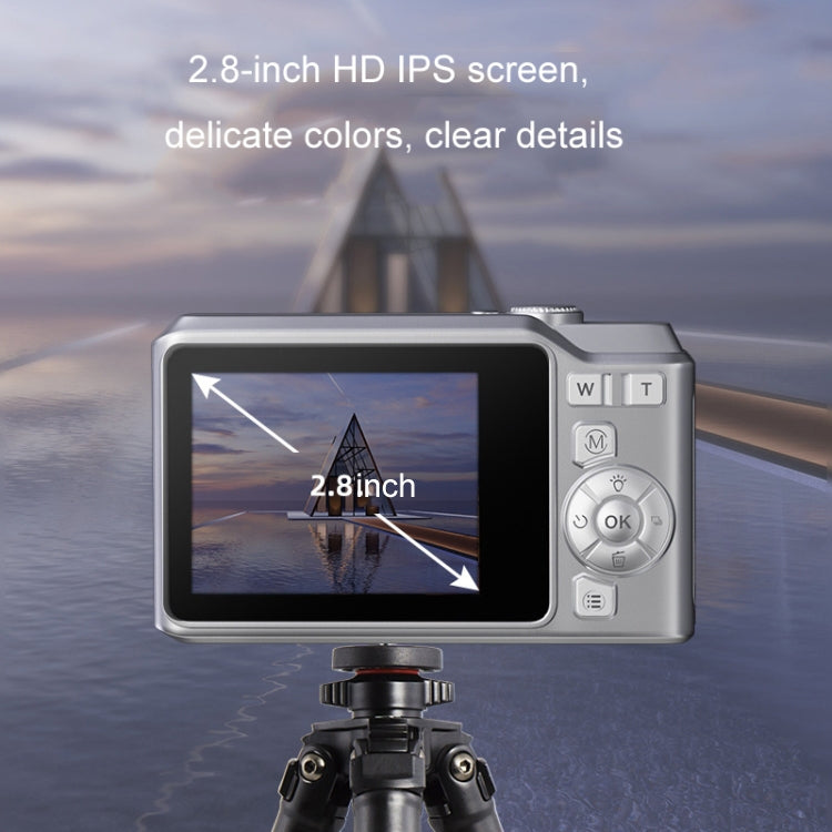 1080P HD Student Retro Digital Card Camera, Color: Black by buy2fix