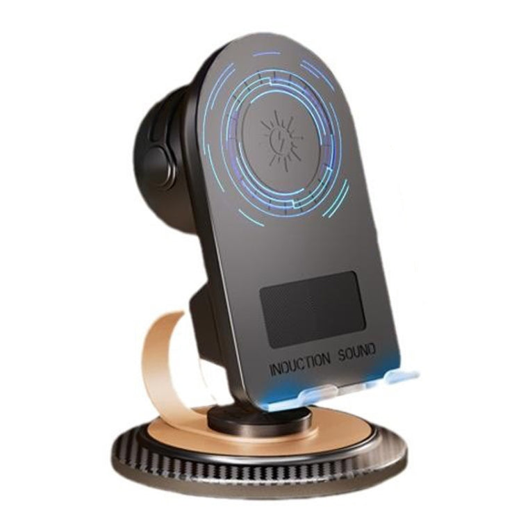 Portable Induction Bluetooth Speaker Rotating Mobile Phone Tablet Stand, Spec: Wireless Charging - Desktop Holder by buy2fix | Online Shopping UK | buy2fix