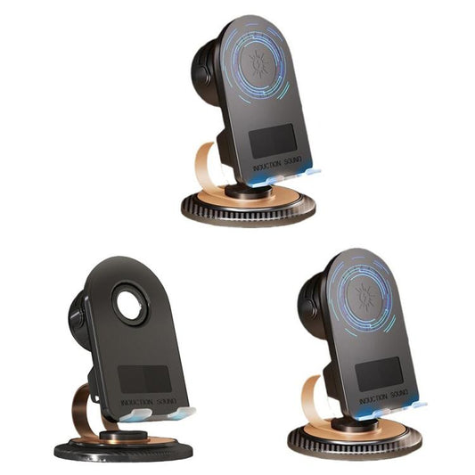 Portable Induction Bluetooth Speaker Rotating Mobile Phone Tablet Stand, Spec: Wireless Charging - Desktop Holder by buy2fix | Online Shopping UK | buy2fix