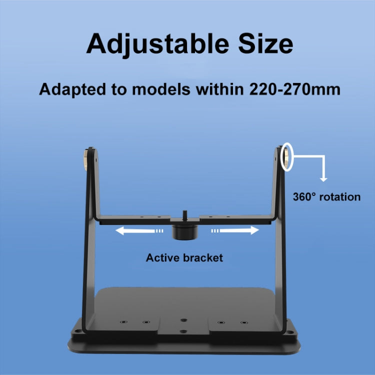Punch-free Desktop Metal Adjustable Projector Stand(Black) - Accessories & Parts by buy2fix | Online Shopping UK | buy2fix