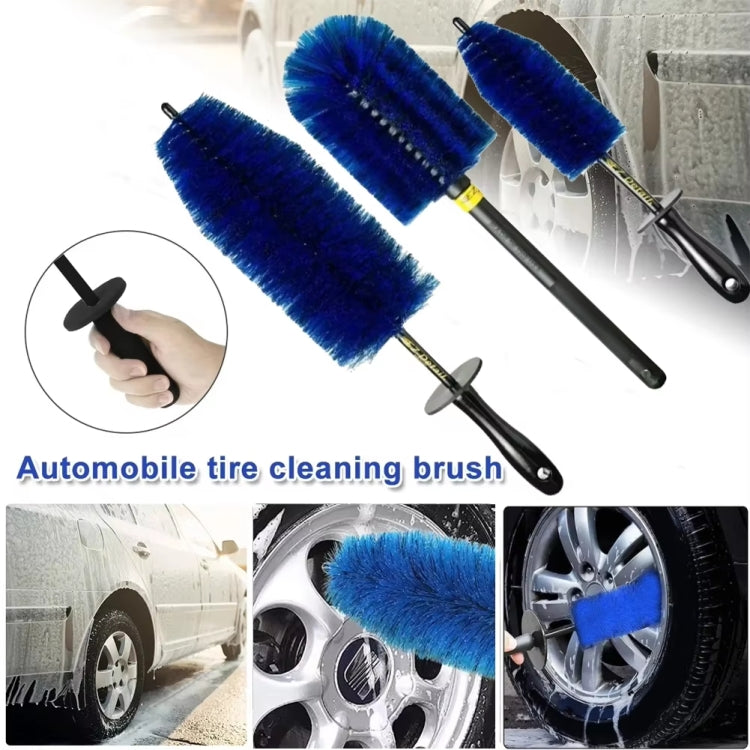3pcs /Set Car Wash Engine Compartment Cleaning Detail Brush(Blue) by buy2fix