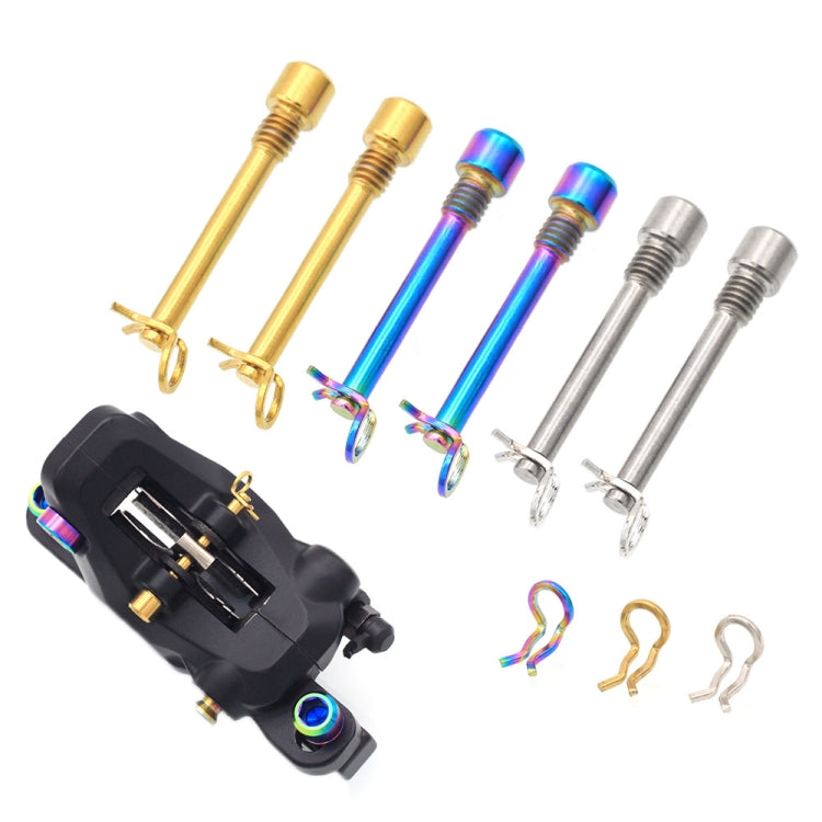 Mountain Road Bicycle Titanium Alloy Retaining Spring, Color: Steel Circlip Colorful - Bicycle Brake Parts by buy2fix | Online Shopping UK | buy2fix
