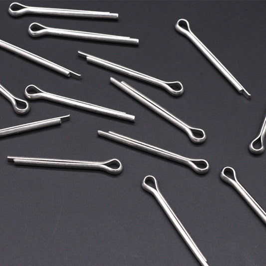 20pcs Bicycle Brake Pad Stainless Steel Open Pin(Silver) - Others by buy2fix | Online Shopping UK | buy2fix