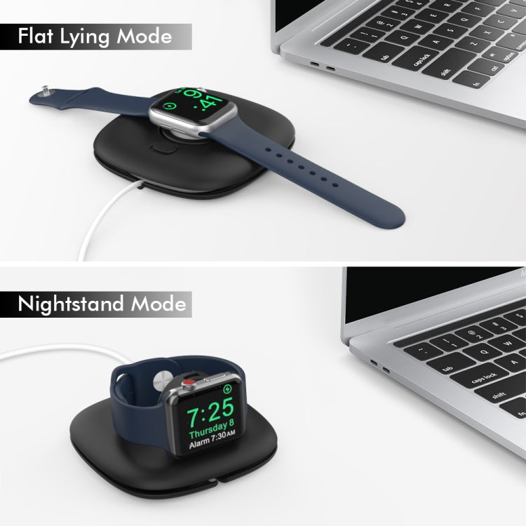 For Apple Watch AhaStyle PT126 Storage Folding Stand Plastic Charging Holder(White) - Charger / Holder by AhaStyle | Online Shopping UK | buy2fix