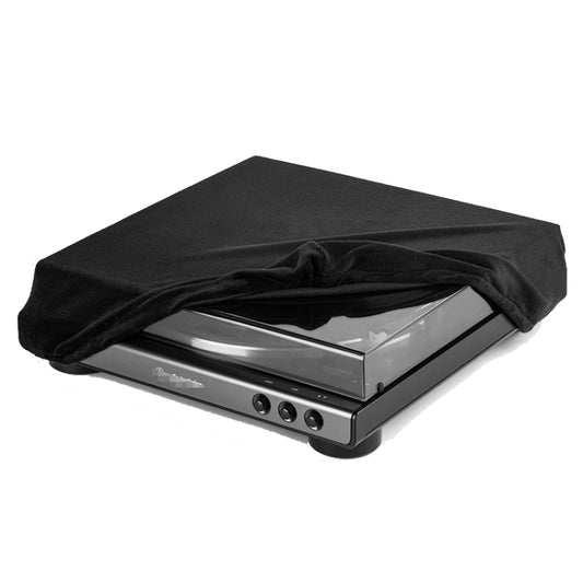 For Audio-Technica AT-LP60XBT Flannel Dust Cover Vinyl Record Player Elastic Band Case - Protective Case by buy2fix | Online Shopping UK | buy2fix