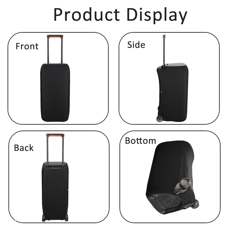 For JBL Partybox Stage 310 / 320 Speaker Lycra Dust Cover Elastic Sleeve(Black) - Protective Case by buy2fix | Online Shopping UK | buy2fix