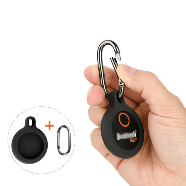 For Bushnell Wingman Golf GPS Speaker Remote Control Silicone Cover With Hook(Black) - Protective Case by buy2fix | Online Shopping UK | buy2fix