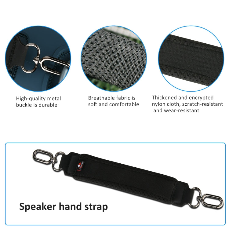 For JBL Xtreme 4 Speaker Silicone Case with Decompression Carrying Strap Portable Protective Shell(Blue) - Protective Case by buy2fix | Online Shopping UK | buy2fix