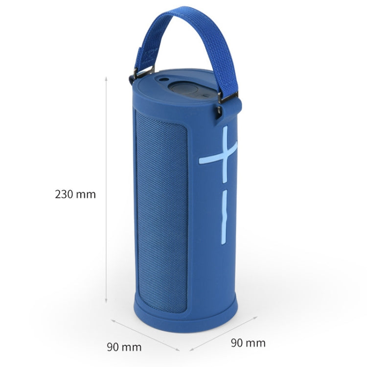 For Ultimate Ears MEGABOOM 3 Speaker Silicone Case with Detachable Shoulder Strap(Blue) - Protective Case by buy2fix | Online Shopping UK | buy2fix