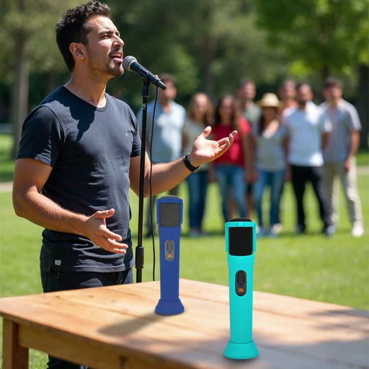 For JBL PartyBox Wireless Mic Silicone Protective Cover Microphone Case(Green) by buy2fix