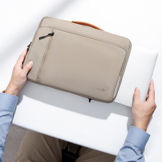 BANGE BG-6802 Laptop Bag Notebook Protective Case, Color: Khaki Small - 14.1 inch by BANGE | Online Shopping UK | buy2fix