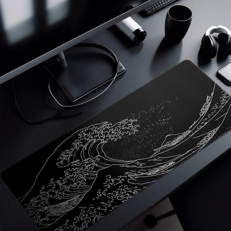 300x600x2mm Big Wave Gaming Mouse Pad Non-Slip Rubber Desk Mat(No.20) - Mouse Pads by buy2fix | Online Shopping UK | buy2fix