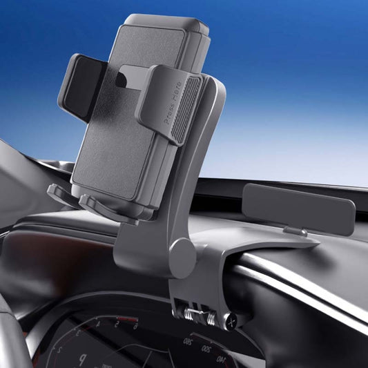 Car Dashboard Multifunctional Rotating And Folding Cell Phone Navigation Holder(Black) by buy2fix