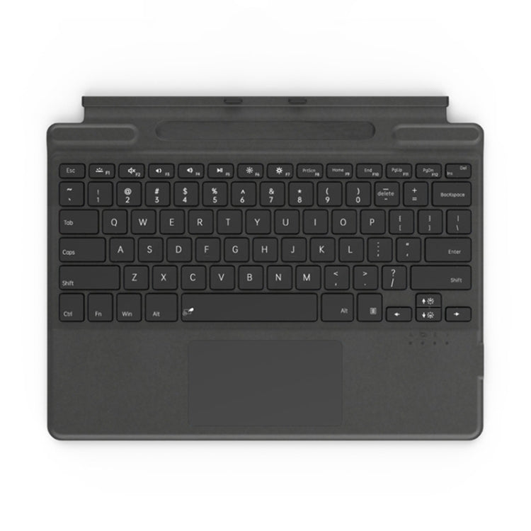 For Microsoft Surface Pro 8 / 9 / X Bluetooth Keyboard Magnetic Tablet Wireless Touch Backlit Keyboard With Pen Slot(Black) - Others Keyboard by buy2fix | Online Shopping UK | buy2fix
