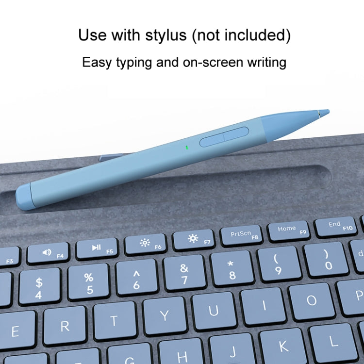 For Microsoft Surface Pro 8 / 9 / X Bluetooth Keyboard Magnetic Tablet Wireless Touch Backlit Keyboard With Pen Slot(Green) - Others Keyboard by buy2fix | Online Shopping UK | buy2fix