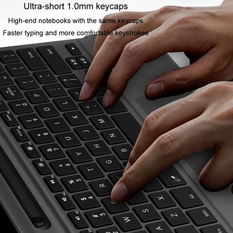For Microsoft Surface Pro 8 / 9 / X Bluetooth Keyboard Magnetic Tablet Wireless Touch Backlit Keyboard With Pen Slot(Green) - Others Keyboard by buy2fix | Online Shopping UK | buy2fix
