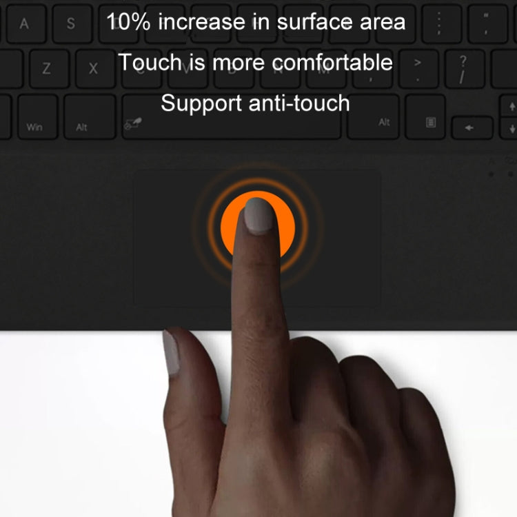 For Microsoft Surface Pro 8 / 9 / X Bluetooth Keyboard Magnetic Tablet Wireless Touch Backlit Keyboard With Pen Slot(Green) - Others Keyboard by buy2fix | Online Shopping UK | buy2fix