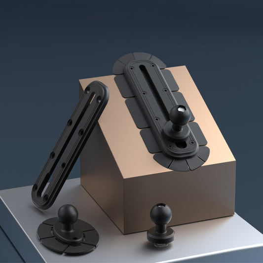 SUV Car Modified Central Control Bracket Base Slider, Specifications: Paste Elliptical Base by buy2fix