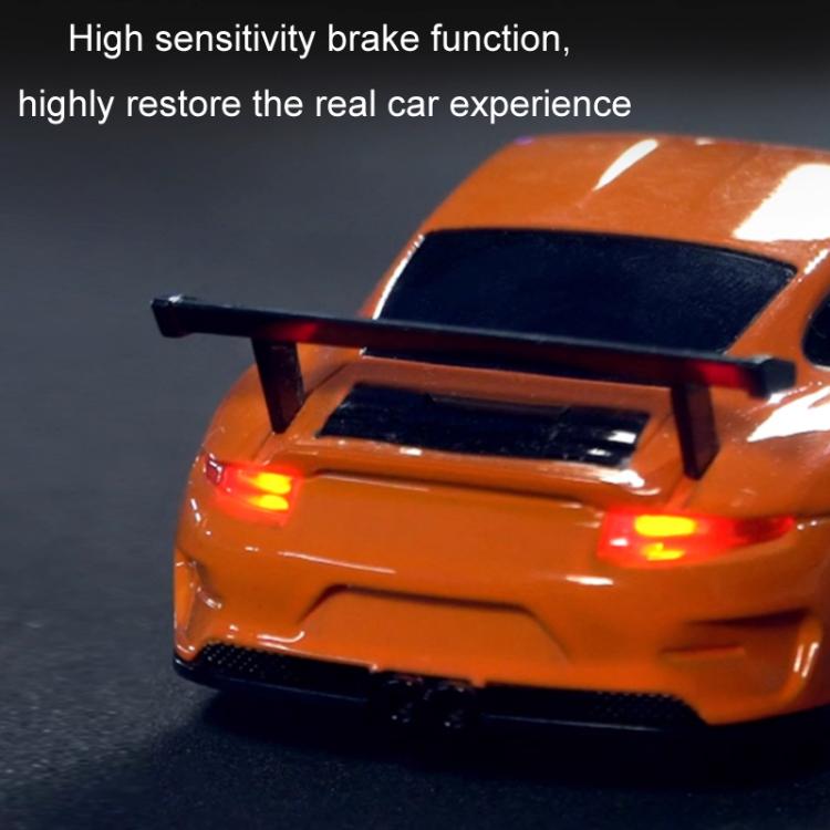 1:43 Full Scale Mini 4WD Drifting Charging Remote Control Car, Color: 4303G Orange 911 With Gyroscope - RC Cars by buy2fix | Online Shopping UK | buy2fix