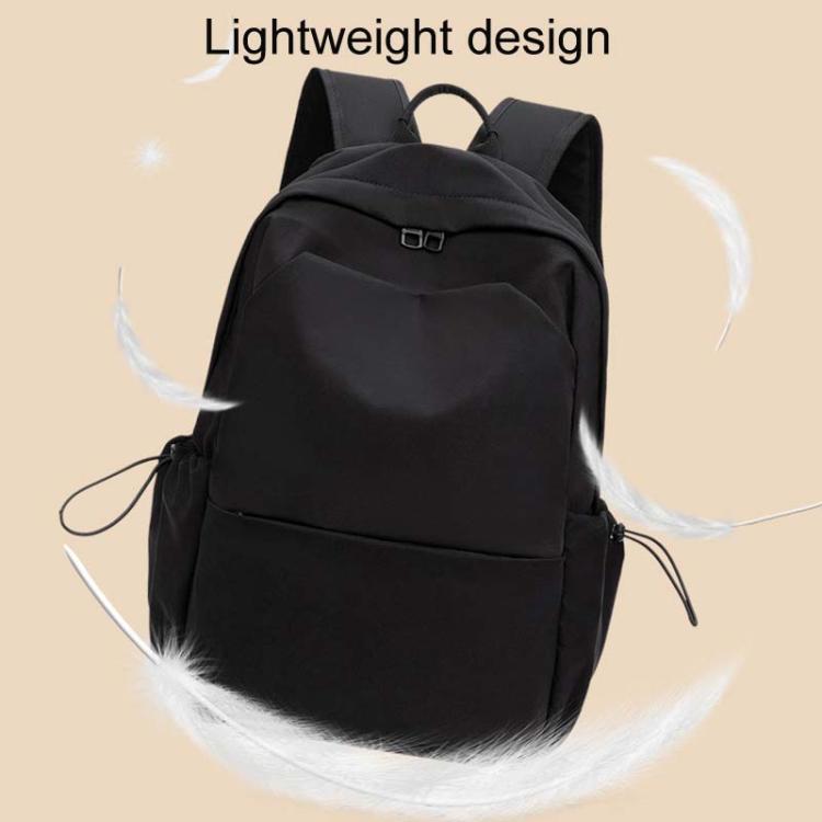SKV B1530 Large Capacity Student School Bag Casual Double Shoulder Laptop Backpack(Black) - Backpack by SKV | Online Shopping UK | buy2fix