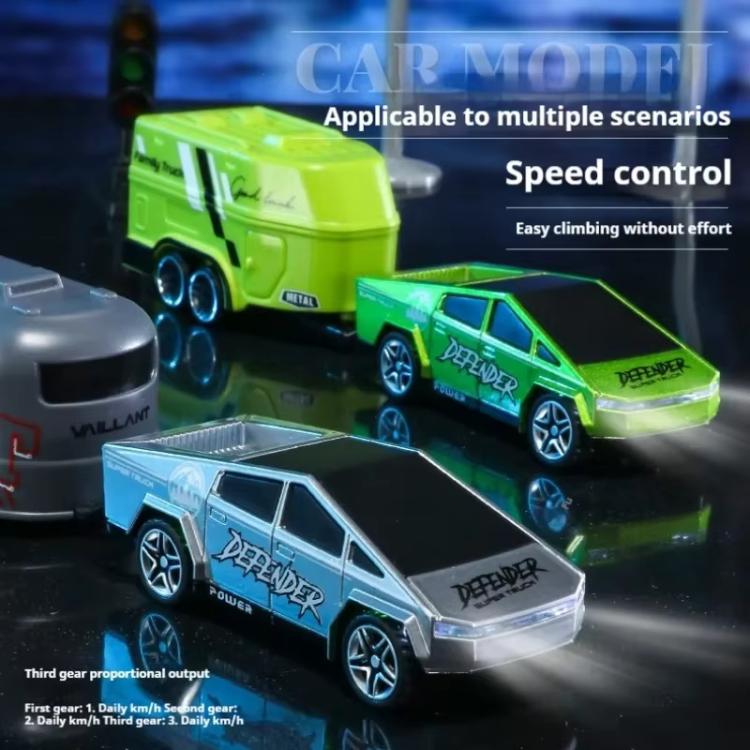 1:64 Mini Alloy 2.4Ghz Remote Control Car Children Rechargeable Model Car, Color: CO-5501E Green - RC Cars by buy2fix | Online Shopping UK | buy2fix