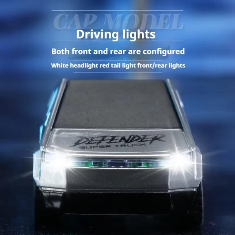 1:64 Mini Alloy 2.4Ghz Remote Control Car Children Rechargeable Model Car, Color: CO-5501E Gray - RC Cars by buy2fix | Online Shopping UK | buy2fix