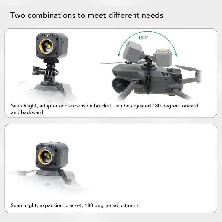 YX Drone Night Flight Searchlight for DJI Air 3S / Air 3 / Air 2 / Air 2S / Mavic 2 / Mavic 3 / Mavic Pro - Other by YX | Online Shopping UK | buy2fix