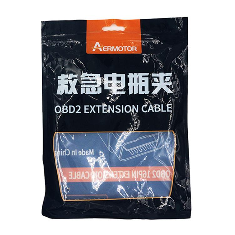 AERMOTOR Car ECU OBD2 Connector Battery Charging Clip Emergency Power Off Protector(Red Black) by AERMOTOR