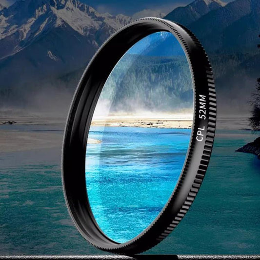 52mm CPL Filter With Lens Clip For Mobile Phone - Lens & Accessories by buy2fix | Online Shopping UK | buy2fix