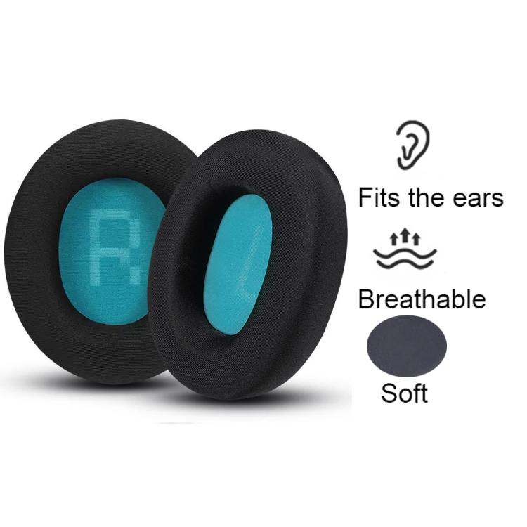 1pair Headset Sponge Earmuffs for SteelSeries Arctis Pro / Arctis 3 / 5 / 7, Color: Red Blue Ice Silk - Earmuff & Pad by buy2fix | Online Shopping UK | buy2fix