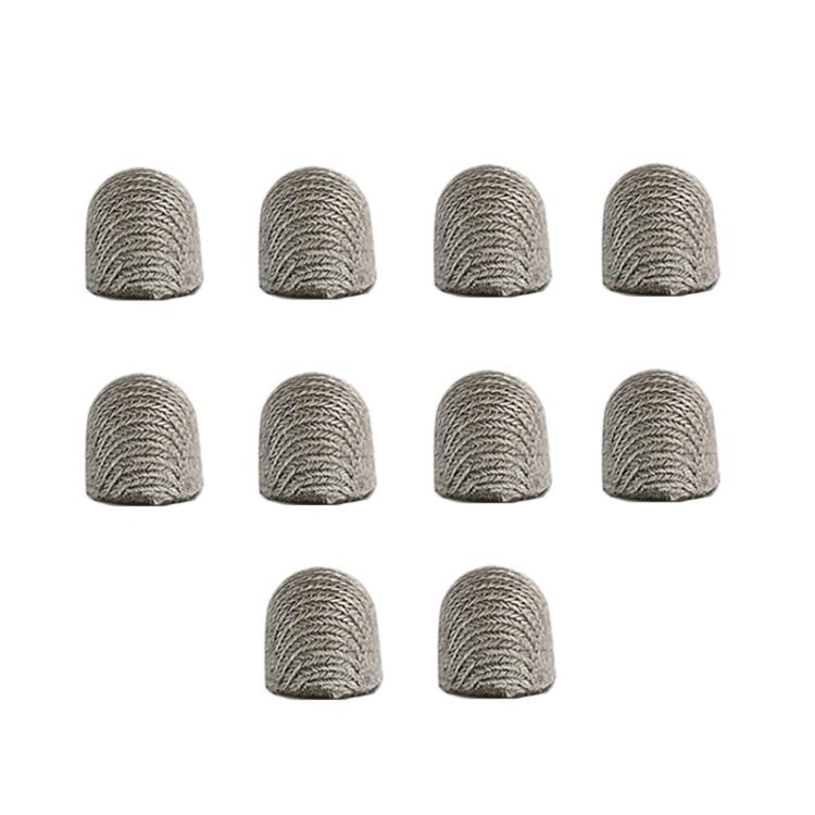10pcs Silver Fibre Nano Conductive Light Fabric Tip High Sensitivity Capacitive Pen Tip, Spec: 8.0mm - Pencil Accessories by buy2fix | Online Shopping UK | buy2fix