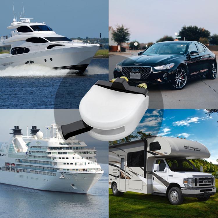 RV Yacht E-108 Battery High Current Power Off Main Switch(White) by buy2fix