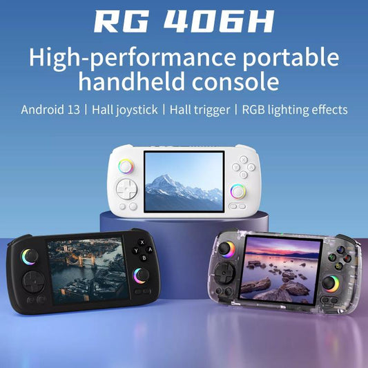 ANBERNIC RG406H Wireless HD Touch Screen Handheld Game Console, Memory: Standard+128G(Black) - Pocket Console by ANBERNIC | Online Shopping UK | buy2fix
