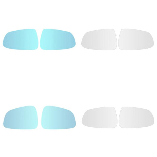For Tesla Model X Blue Wide Field Of View Anti-glare Rearview Mirror Reversing Lens by buy2fix