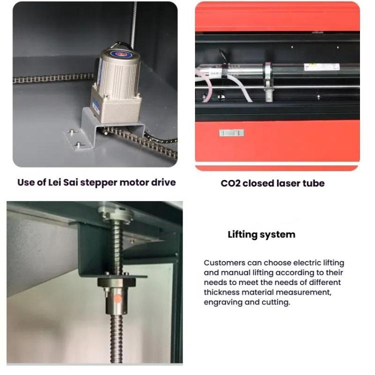 3020B CO2 Laser Engraving Machine For Wood Leather Woodworking, EU Plug - DIY Engraving Machines by buy2fix | Online Shopping UK | buy2fix