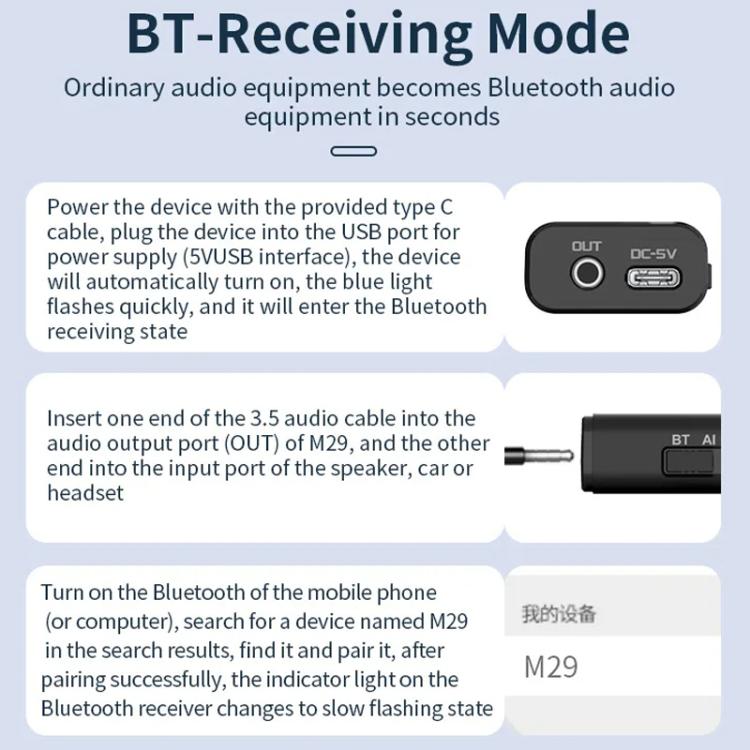 Bluetooth 5.4 Audio Common Ground Isolator Receiver Anti-interference Noise Reducer - Live Sound Effects Processors by buy2fix | Online Shopping UK | buy2fix