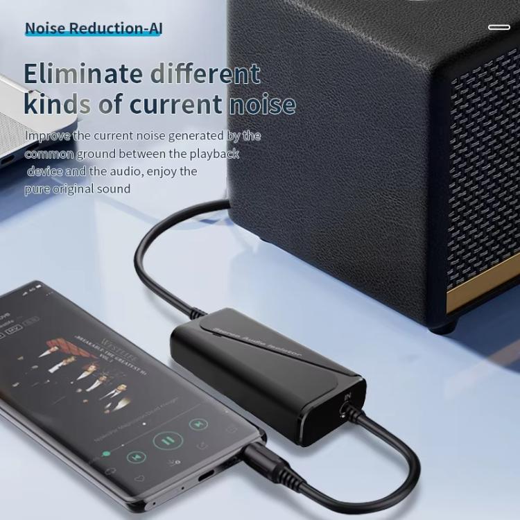 Bluetooth 5.4 Audio Common Ground Isolator Receiver Anti-interference Noise Reducer - Live Sound Effects Processors by buy2fix | Online Shopping UK | buy2fix