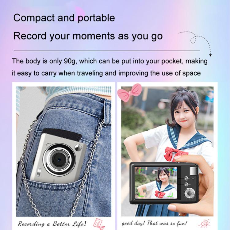 4K HD 3.0-Inch IPS Screen Autofocus HD Digital Camera Student DV Camera SLR(Black) - Video Cameras by buy2fix | Online Shopping UK | buy2fix