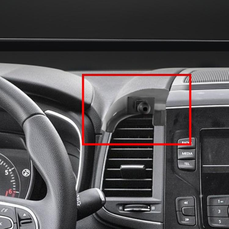 For Renault Left Driving Car-Mounted Special Mobile Phone Navigation Bracket Base(15-19 Koleos) by buy2fix