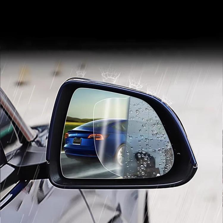 For Tesla Model Y Car Side Window Rearview Mirror Rainproof Film Nano Anti-fog Sticker by buy2fix