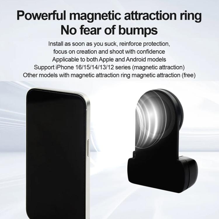 Magsafe Mobile Phone Selfie Fill Light Bluetooth Camera Aid Holder Live Video Shooting Filling Lamp(Black) - Phone Remote Control by buy2fix | Online Shopping UK | buy2fix