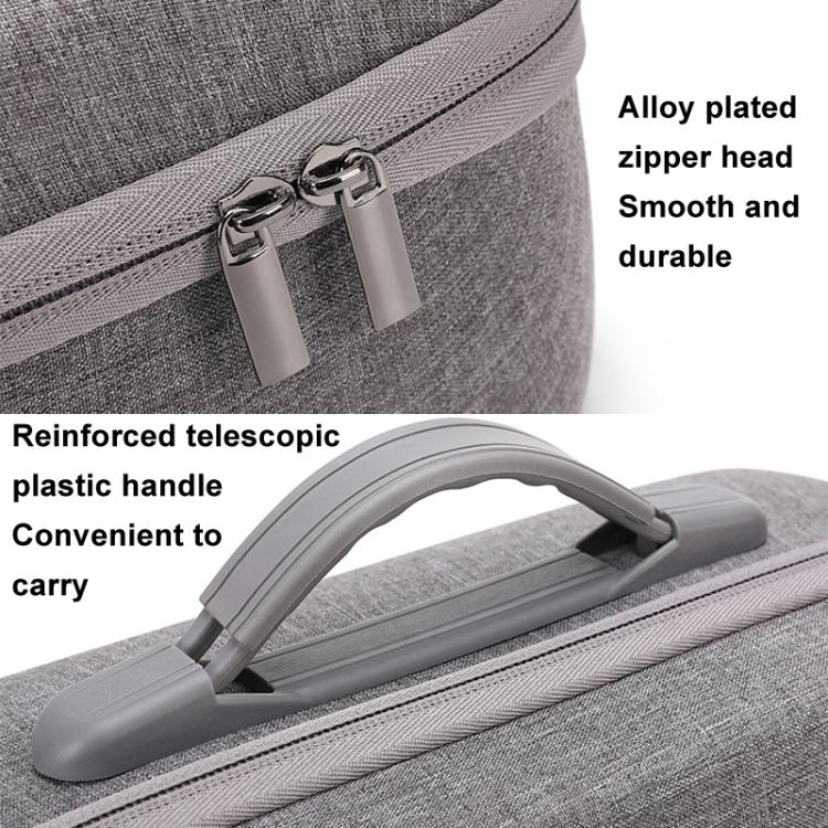 For PICO 4 Ultra BKANO P4U-001 VR Glasses Organizer Handheld Shoulder Bag(Gray) - VR Accessories by BKANO | Online Shopping UK | buy2fix