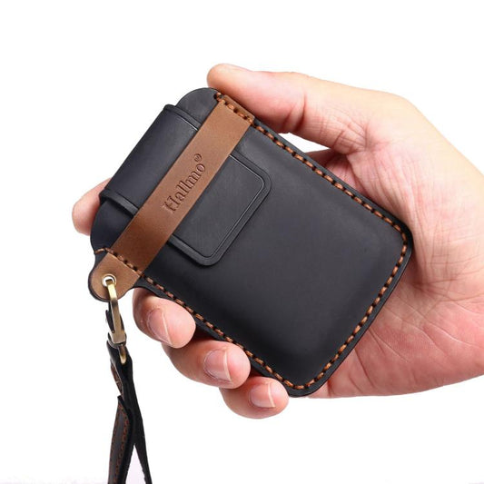 Hallmo For Renault Car Key Protective Cover Key Storage Bag, Color: C199 Black by Hallmo