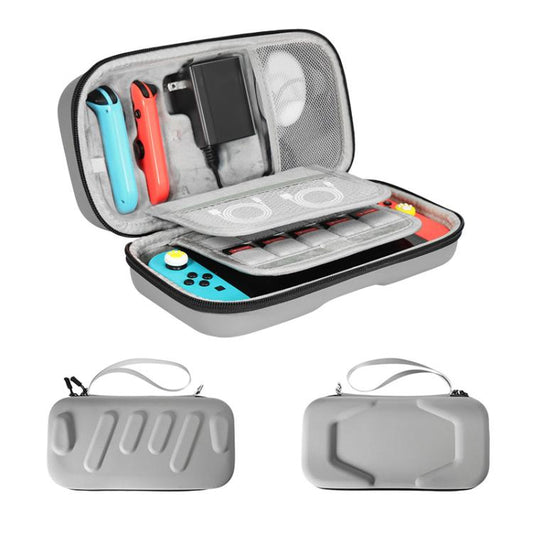 For Nintendo Switch / Switch OLED Storage Bag Portable Hard Shell Handbag EU Plug Version(Black) - Bags by buy2fix | Online Shopping UK | buy2fix